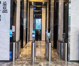辦公大廈速通門案例效果圖