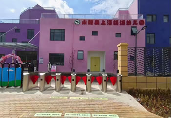 智慧校園人臉識別通道閘機系統